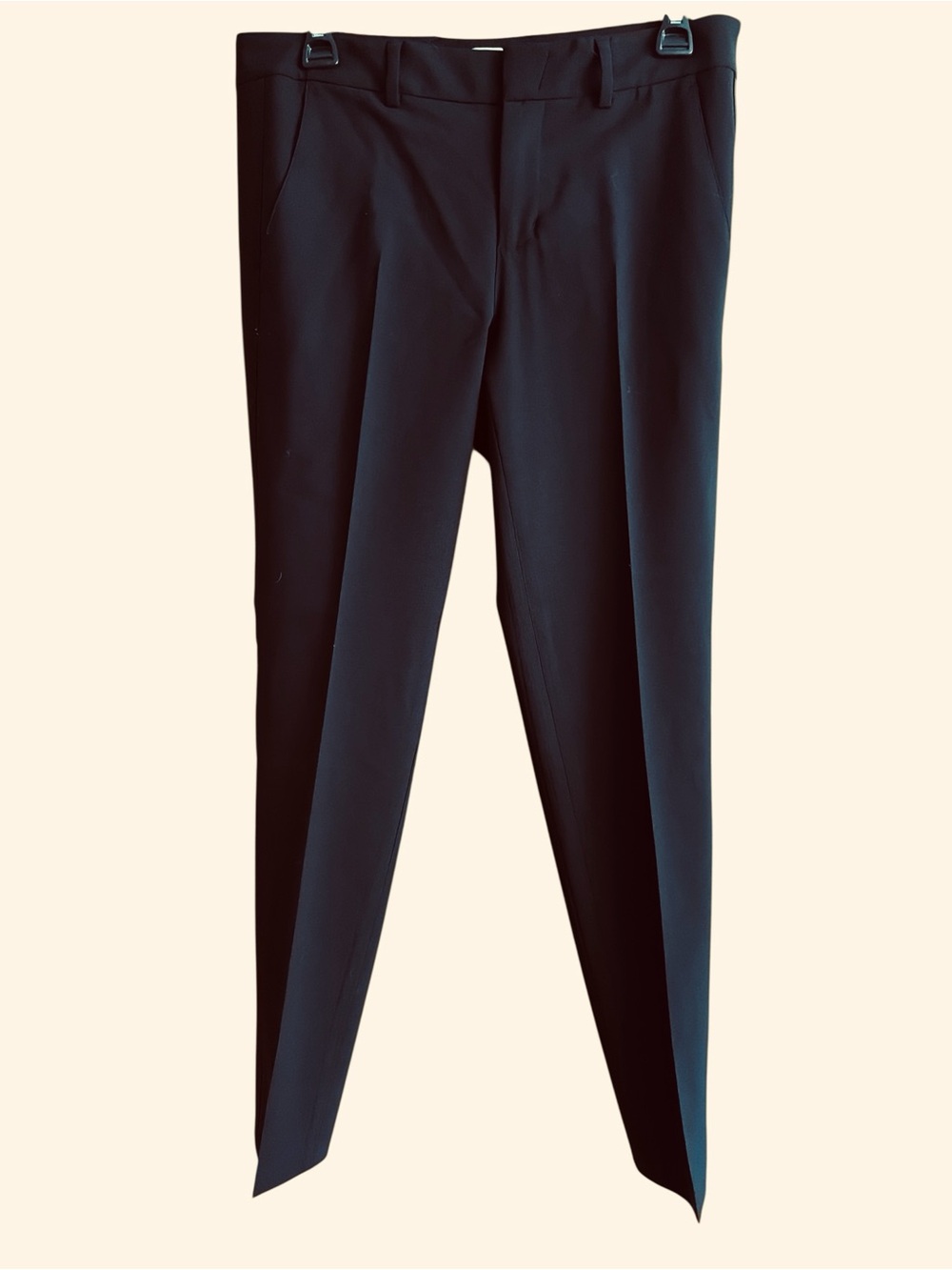 Vince Black Wool Blend Dress Pants